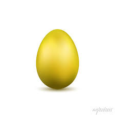 Easter Egg 3d Icon Yellow Color Egg