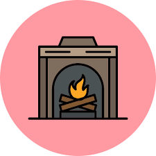 Fireplace Generic Outline Color Icon