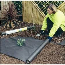 Roll Of Black Weed Control Fabric