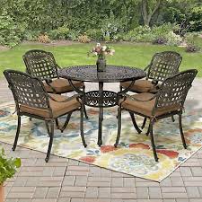 Outdoor Patio Dining Set Cast Aluminum