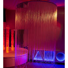 Circular Led Fiber Optic Shower