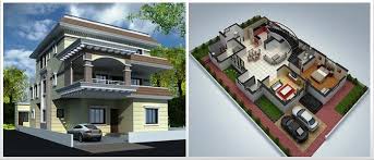 Modern Triplex House Floor Plan