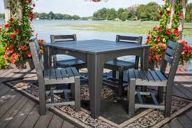 44 Island Dining Table Set Patio