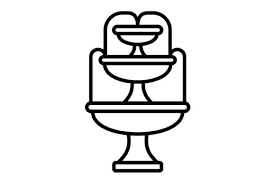 Fountain Outline Icon Graphic By Maan