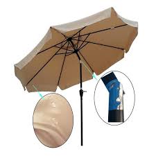 Outdoor 10 Ft Market Patio Umbrella In