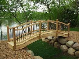 Backyard Bridges Wooden Bridge Garden