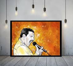 Freddie Mercury Print Unframed Queen