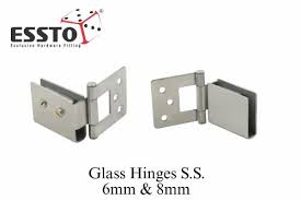 Essto Brand Glass To Wall Hinges Steel