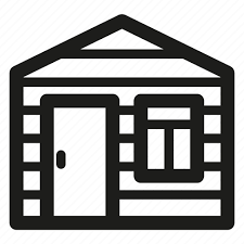 Building Garden House Log Icon