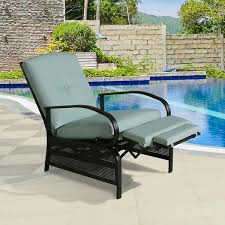 Outdoor Reclining Lounge Chair