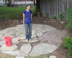 How To Lay A Flagstone Patio Merrypad