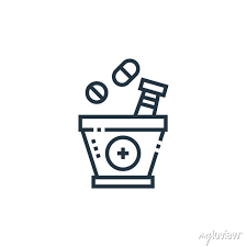 Herbal Treatment Vector Icon Isolated