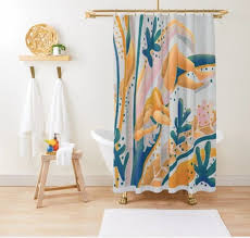 Feminist Shower Curtains Banana Leaf