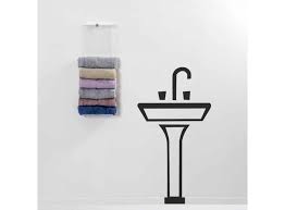 Wall Mounted Towel Rack With A Modern