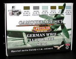 Lifecolor German Wwii Luftwaffe Set 2