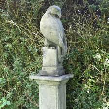 Eagle On Athenian Pedestal Modern Stone