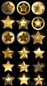 Gold Star Icon Vector For Free
