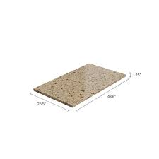 Newage S Kitchen Granite Countertop 43 6 In X 25 5 In X 1 25 In Gold Sand Straight Solid Surface Countertop 89209