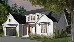 Modern Farmhouse Style House Plan 7334