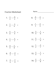 6th Grade Math Worksheets Activity