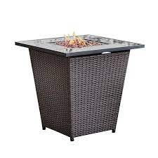 Propane Firepit With Lava Rock