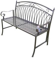 Versailles Folding Metal Garden Bench