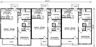 3 Unit Multi Plex Plans