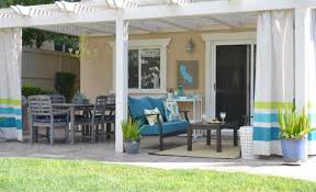 Diy Outdoor Curtains From Drop Cloths
