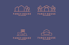 Minimalist Modern House Fancy Icon