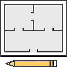 Simple House Plan Icon For Web And