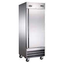 Saba 23 0 Cu Ft One Door Commercial Reach In Upright Freezer In Stainless Steel Silver S 23f