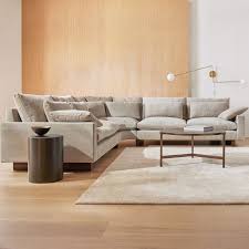 Harmony L Shaped Wedge Sectional Sofa