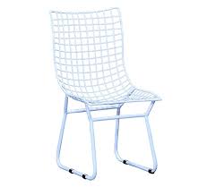 Buy Todd Wire Mesh Metal Chair White