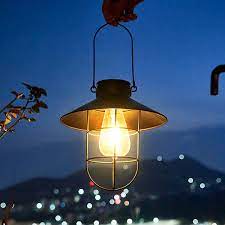 Outdoor Solar Powered Hanging Lantern