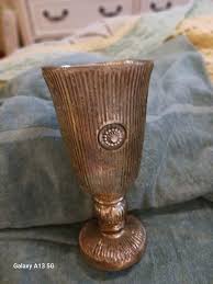Antique Vintage Mercury Glass Vase
