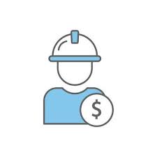 Builder Icon Ilration With Dollar