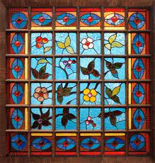 Antique Victorian Stained Glass Window