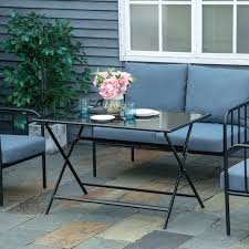 Outsunny Folding Patio Dining Table For