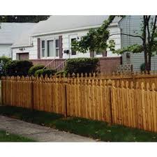 Cedar Picket Fence Garfield Style 4