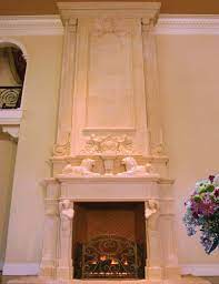Cast Stone Fireplace Mantels French