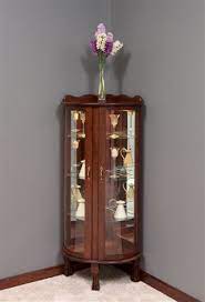 Eloise Corner Curio Cabinet From