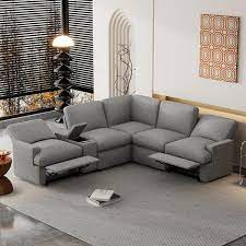 Theater Reclining Sectional Sofa