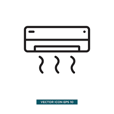 Air Conditioner Icon Vector Template