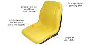 A I Gator Lawn Mower Seat Yellow