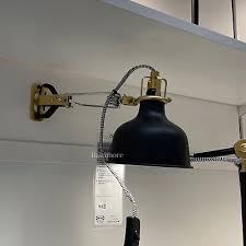 Ikea Ranarp Wall Clamp Spotlight Black