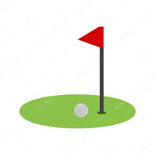 Golf Course Icon Stock Vector By