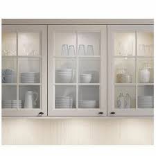 White Glass Kitchen Cabinet Size