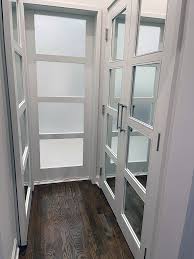 Glass 4 Panel Interior Paint Grade Door