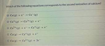 Solved Which Of The Following Equations