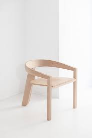 Wood Chair Tripod Mid Century Armchair